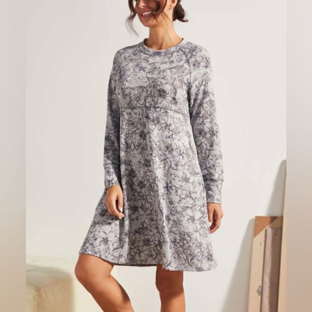 Simple by Suzanne Betro Empire-Waist Minidress Sz Med